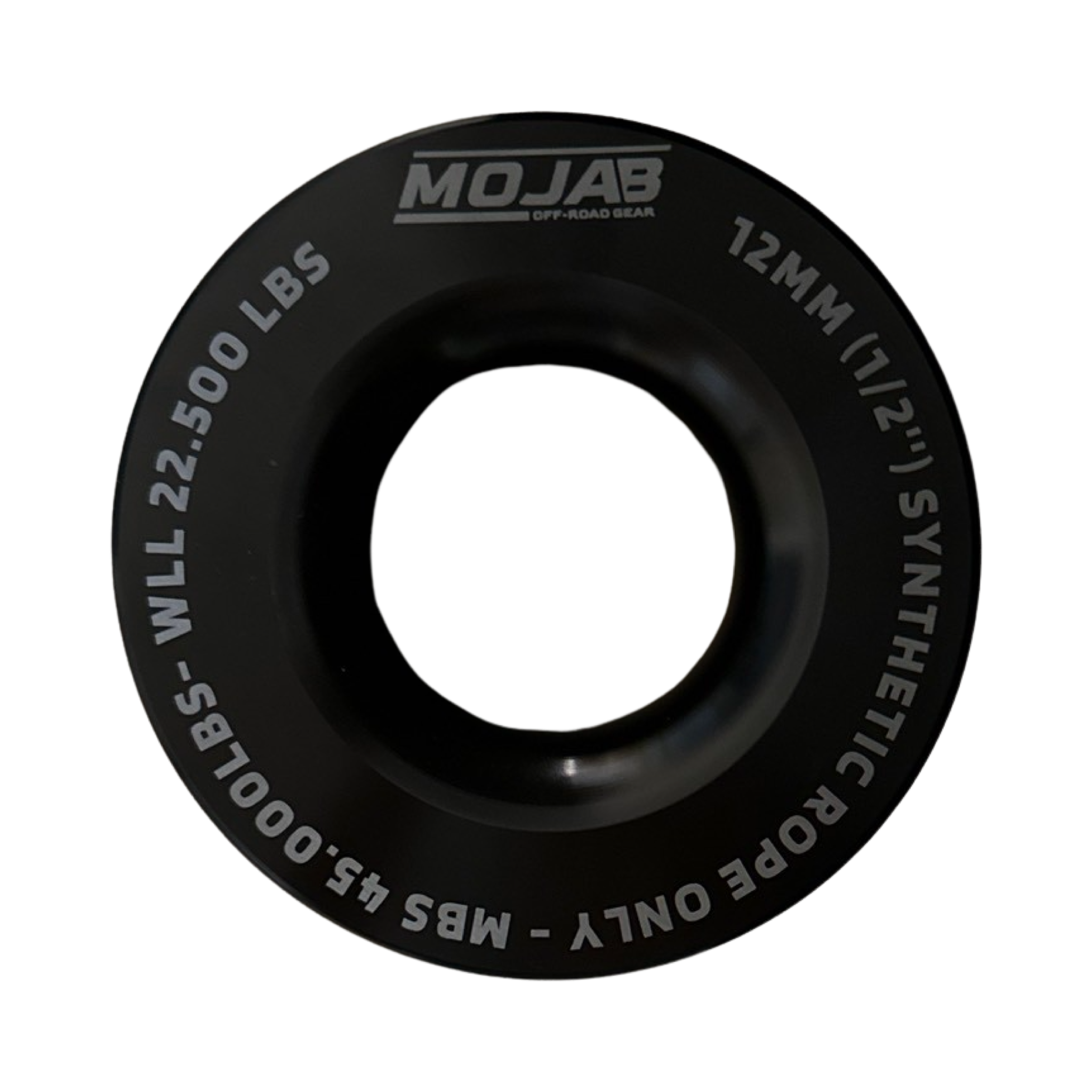 Photo of Snatch ring (diameter 3.8'') (LIFETIME WARRANTY*) by MOJAB OFFROAD - Premium Snatch ring for UTVs / Side by Sides