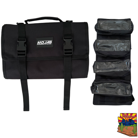 Medium Canvas Tool organizer bag with removeable pockets.