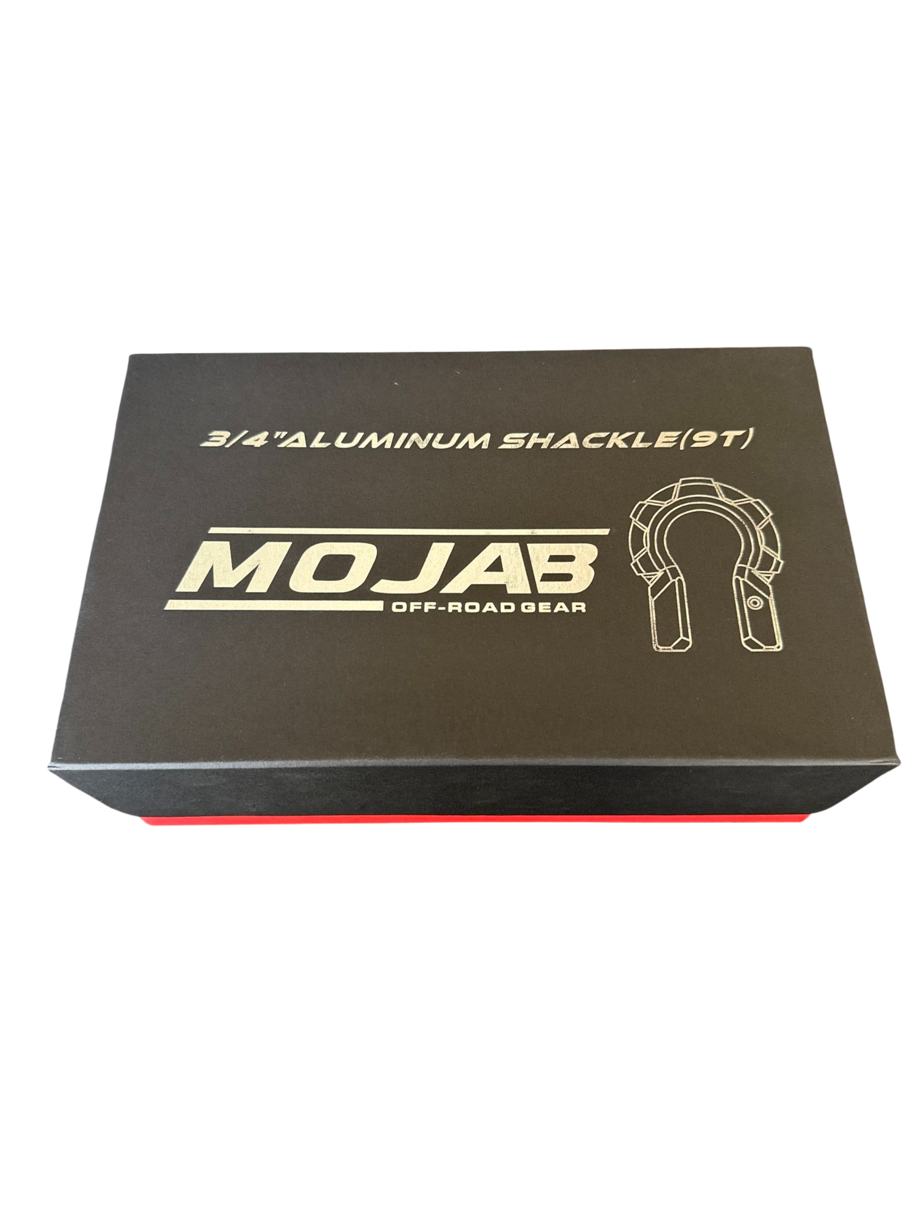 Photo of 3/4'' Extreme duty Aluminum D-Shackle set (9T) (LIFETIME WARRANTY*) by MOJAB OFFROAD - Premium Shackle for UTVs / Side by Sides
