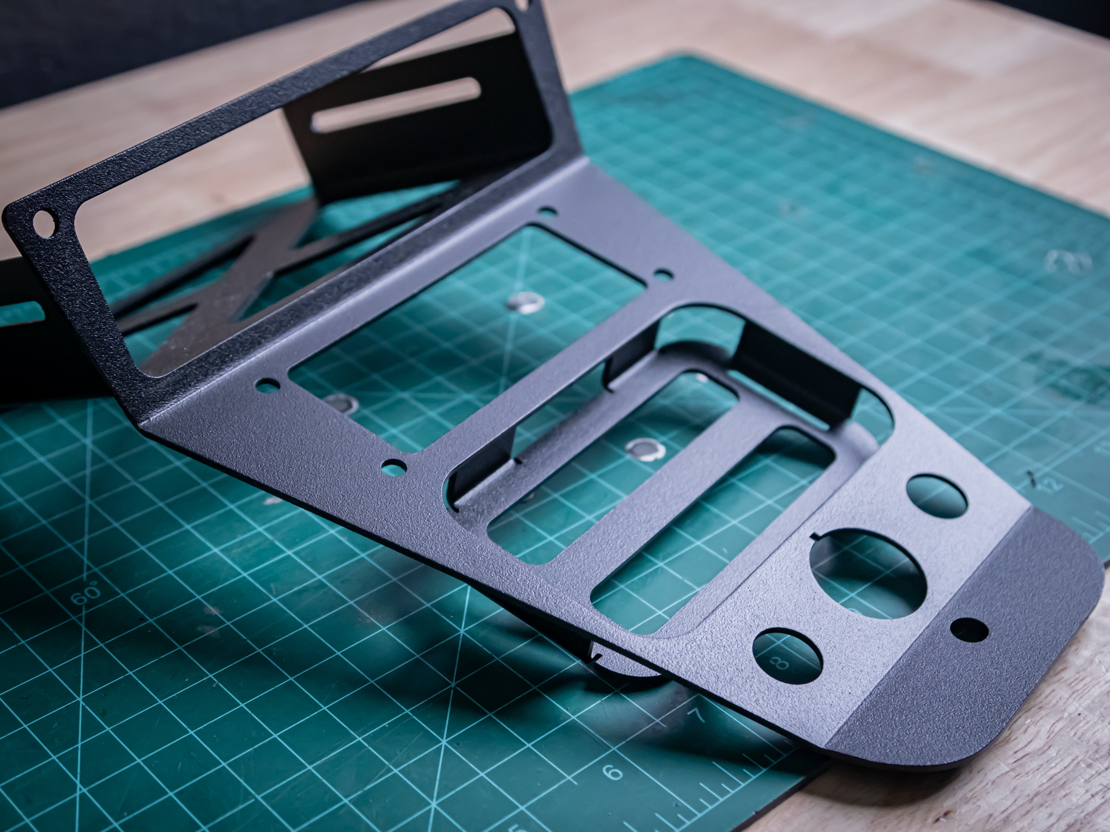 Photo of SFM Short Polaris Pro/R PCI Kenwood Auxbeam Console by StayFlush Motorsports - Premium for UTVs / Side by Sides