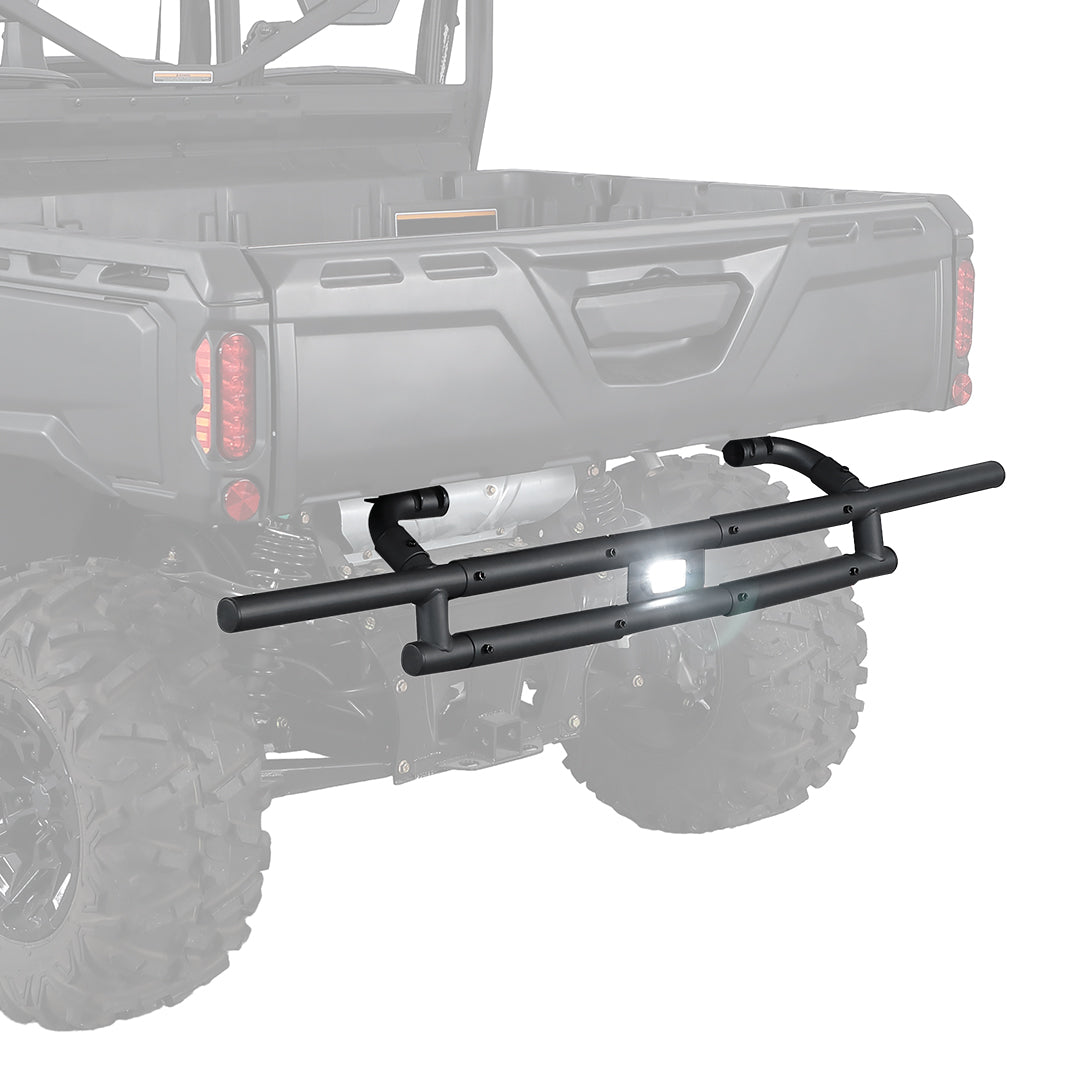 Photo of Rear Bumper With Light For Can Am Defender HD5|7|8|9|10 by Kemimoto - Premium for UTVs / Side by Sides