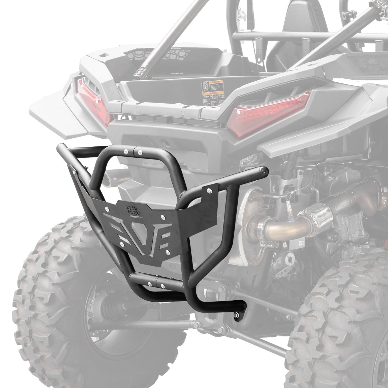 Photo of Kemimoto Heavy Duty Steel Rear Bumper for 2024-2025 Polaris RZR XP 1000/ 4 by Kemimoto - Premium for UTVs / Side by Sides