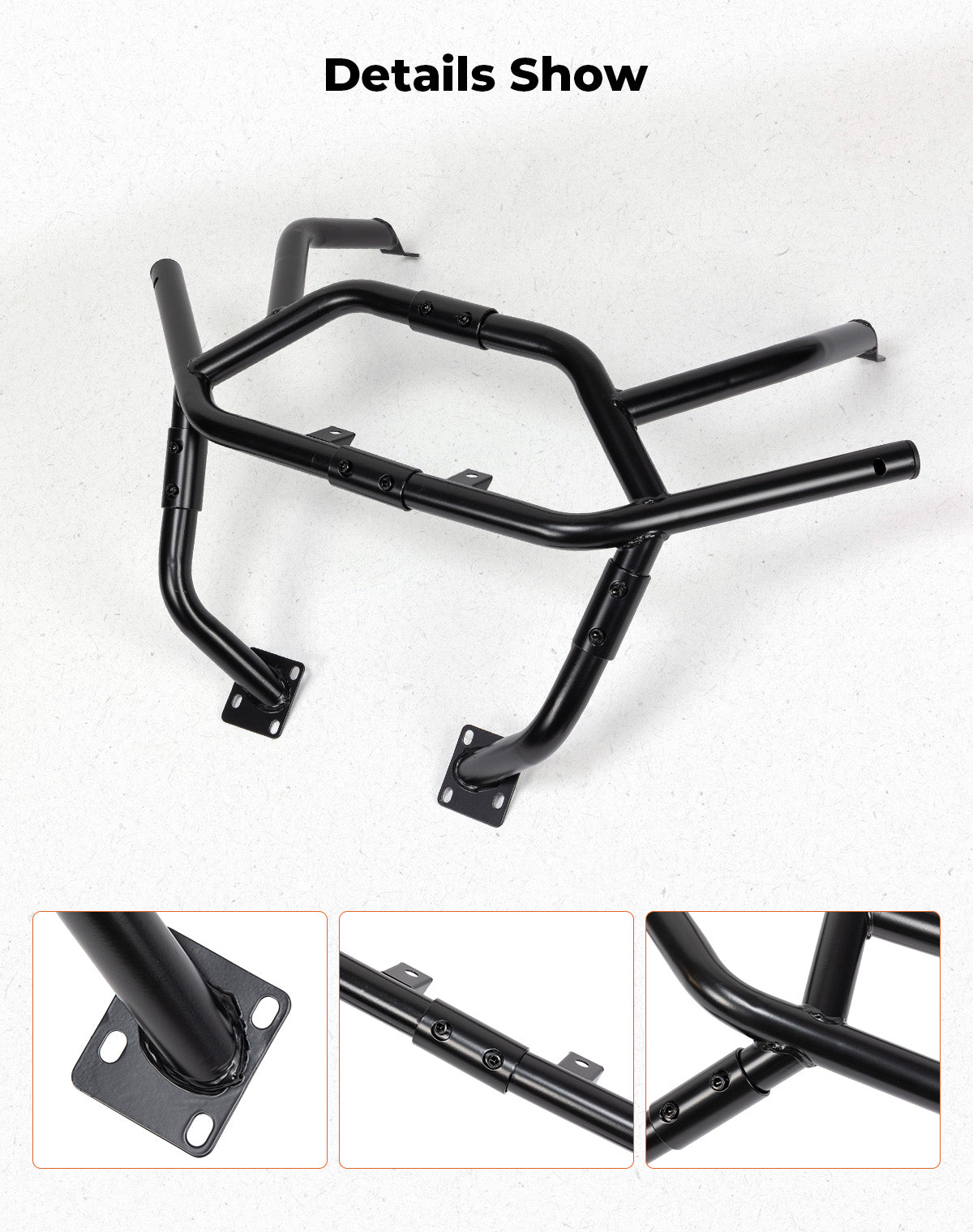 Photo of Front Bumper for Can-Am Commander 2021+ by Kemimoto - Premium for UTVs / Side by Sides