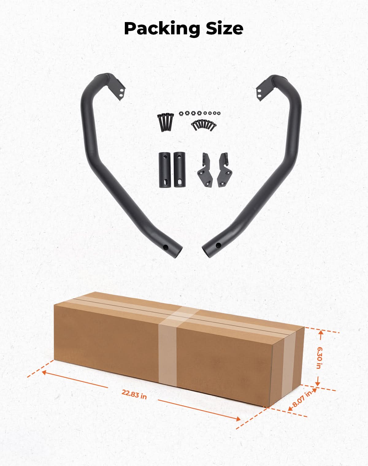 Photo of Kemimoto Front Corner Bumper for Can-Am Commander 2021+ by Kemimoto - Premium for UTVs / Side by Sides