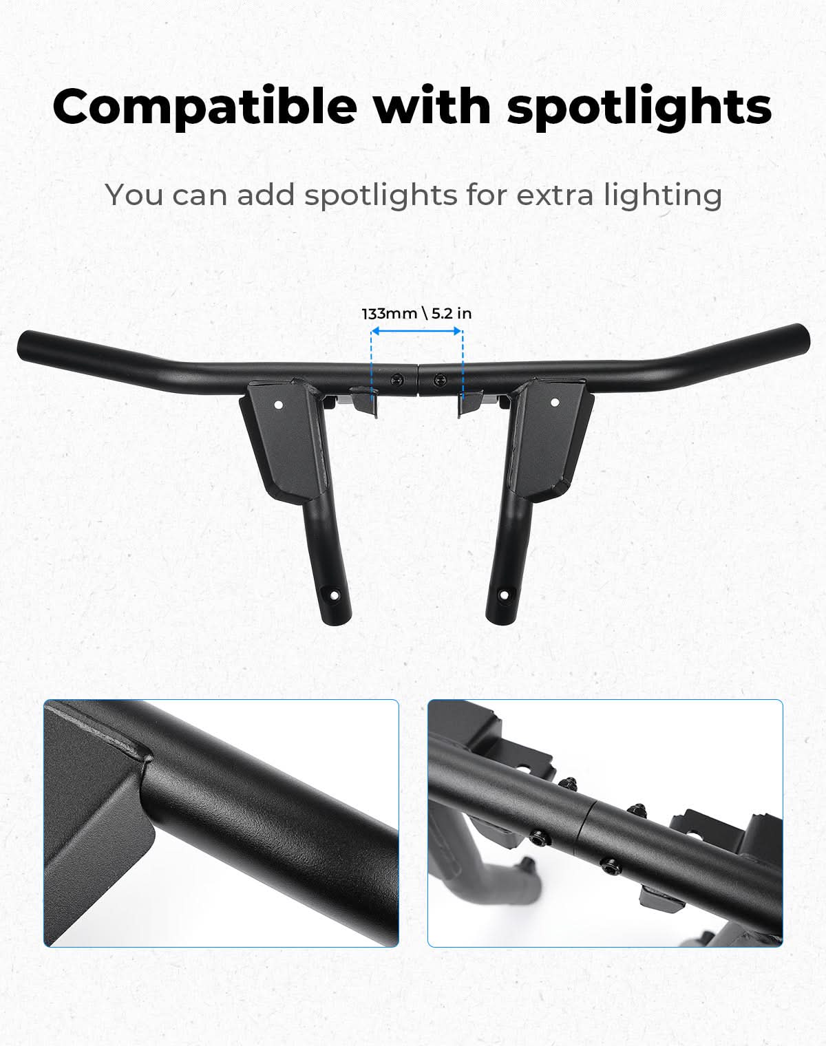 Photo of Kemimoto ATV Front Bumper Guard for Can-Am Outlander G3L 500 | 700 by Kemimoto - Premium for UTVs / Side by Sides