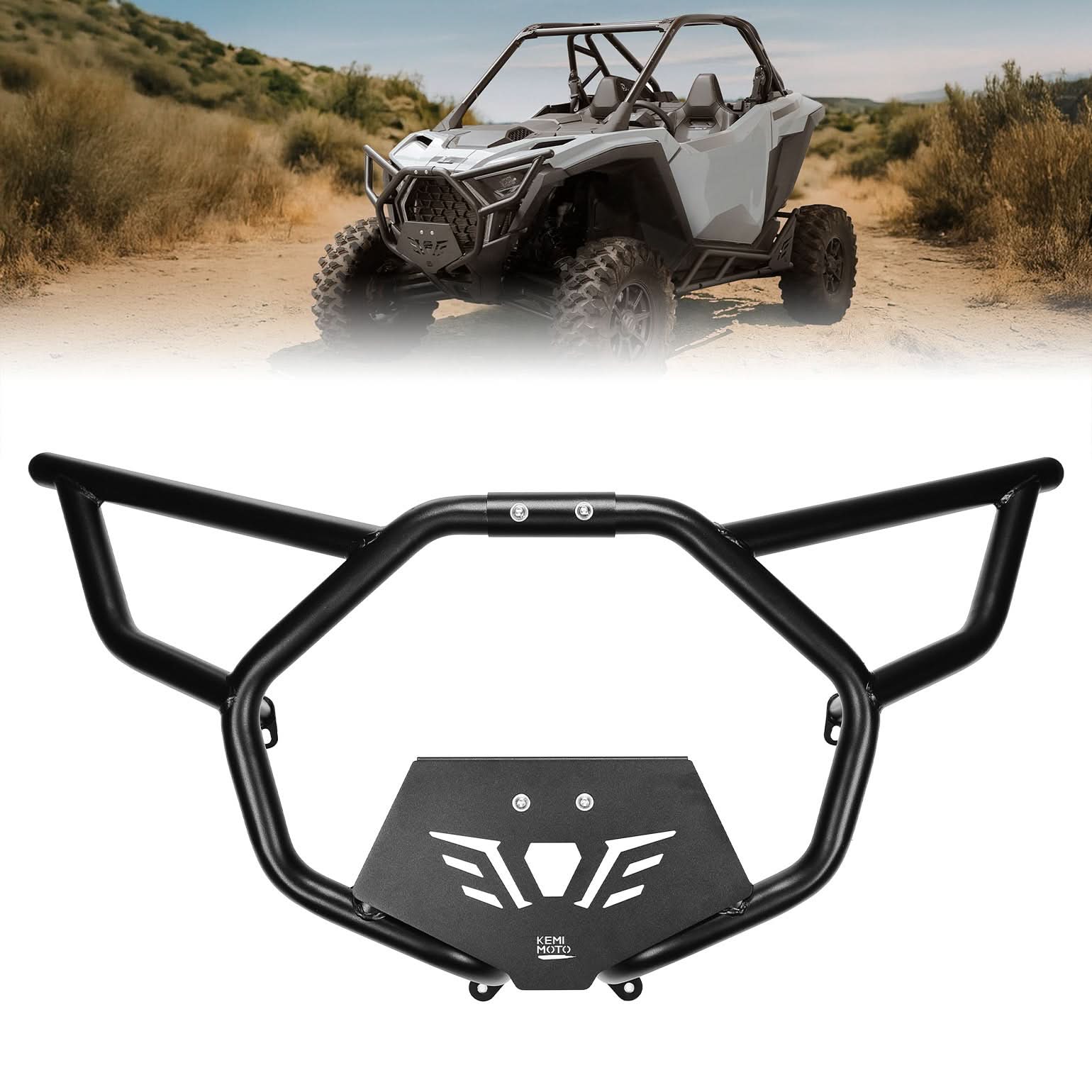 Photo of Front Bumper for 2025 PolarisRZR PRO XP, Direct Replacement for #2890388-458 by Kemimoto - Premium for UTVs / Side by Sides