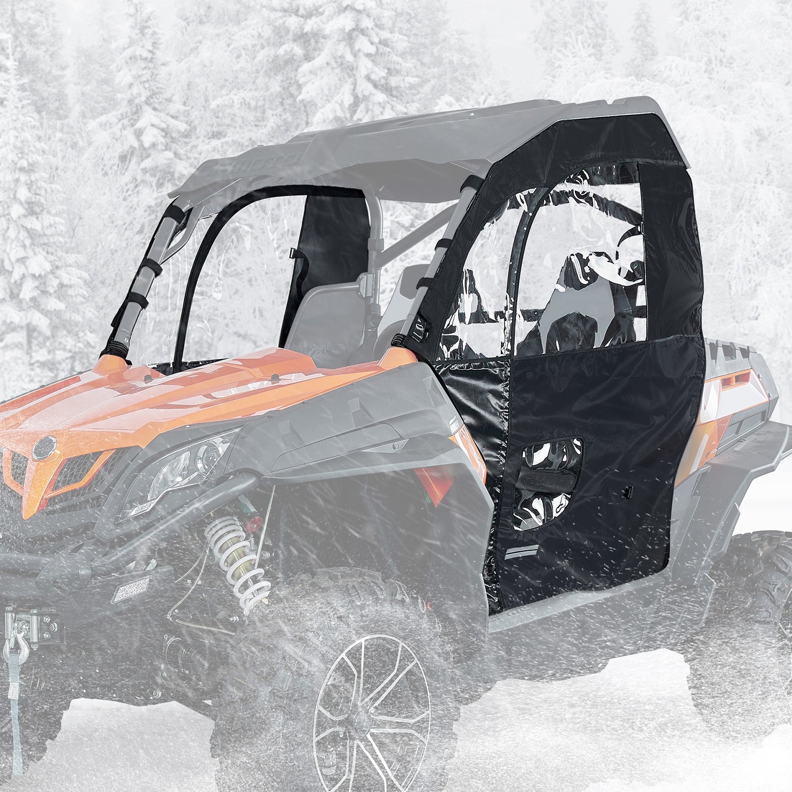 Photo of Soft Cab Enclosure Doors for CFmoto ZForce 500 | 800 | 1000 by Kemimoto - Premium for UTVs / Side by Sides