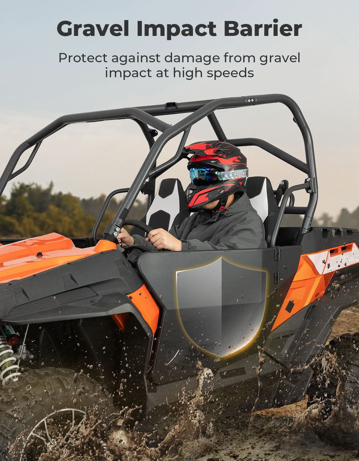 Photo of Kemimoto Heavy-duty Aluminum Doors for CFMOTO ZFORCE 500 | 800 | 1000 by Kemimoto - Premium for UTVs / Side by Sides