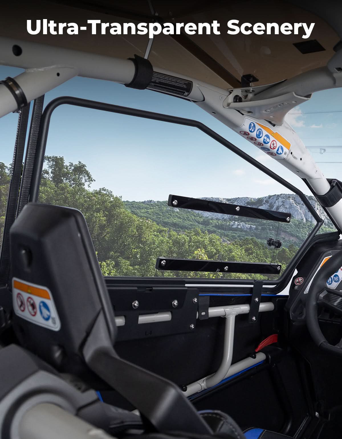 Photo of Ventilated Hard Upper Doors for Can-Am Maverick X3 MAX by Kemimoto - Premium for UTVs / Side by Sides