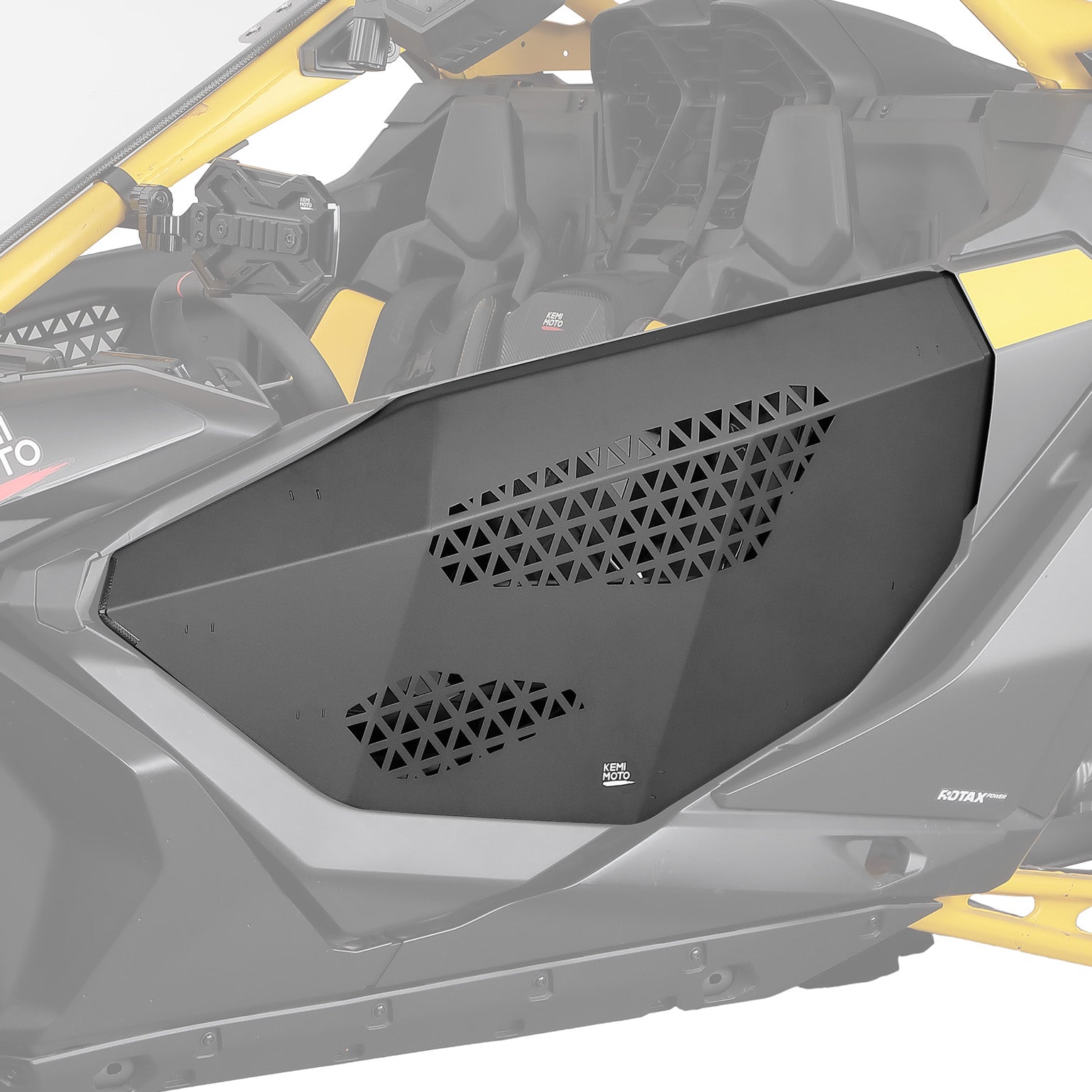 Photo of UTV Aluminum Half Door for Can-Am Maverick R 2024-2025 by Kemimoto - Premium for UTVs / Side by Sides