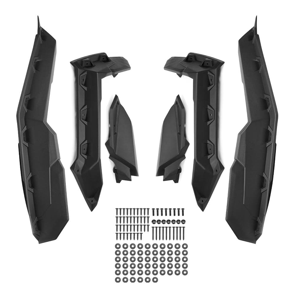 Photo of Noise Reduction Kit & Max Mud Fender Flares For Can-Am Maverick X3 / MAX by Kemimoto - Premium for UTVs / Side by Sides