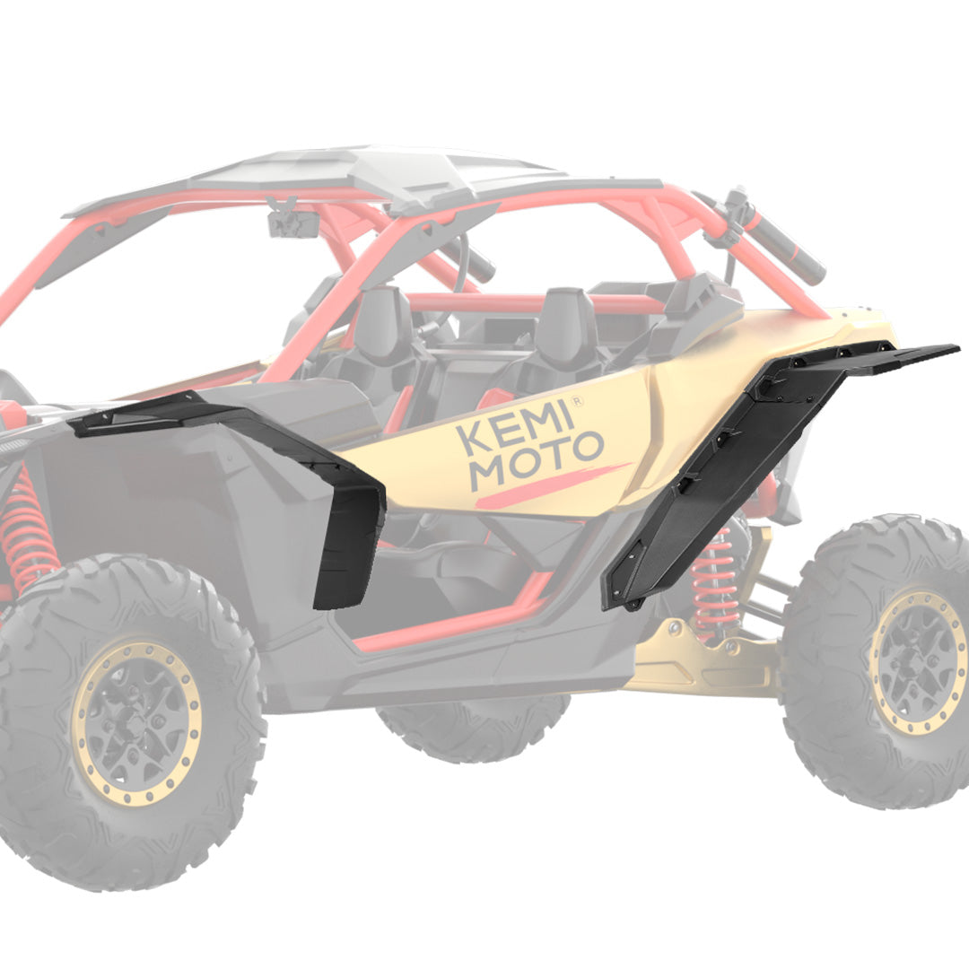 Photo of Upgraded Extended Fender Flares for Can-Am Maverick X3 / X3 Max by Kemimoto - Premium for UTVs / Side by Sides