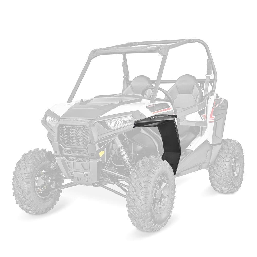 Photo of Extended Front Full Mud Flaps 2PCS for Polaris RZR XP 1000 / TURBO by Kemimoto - Premium for UTVs / Side by Sides