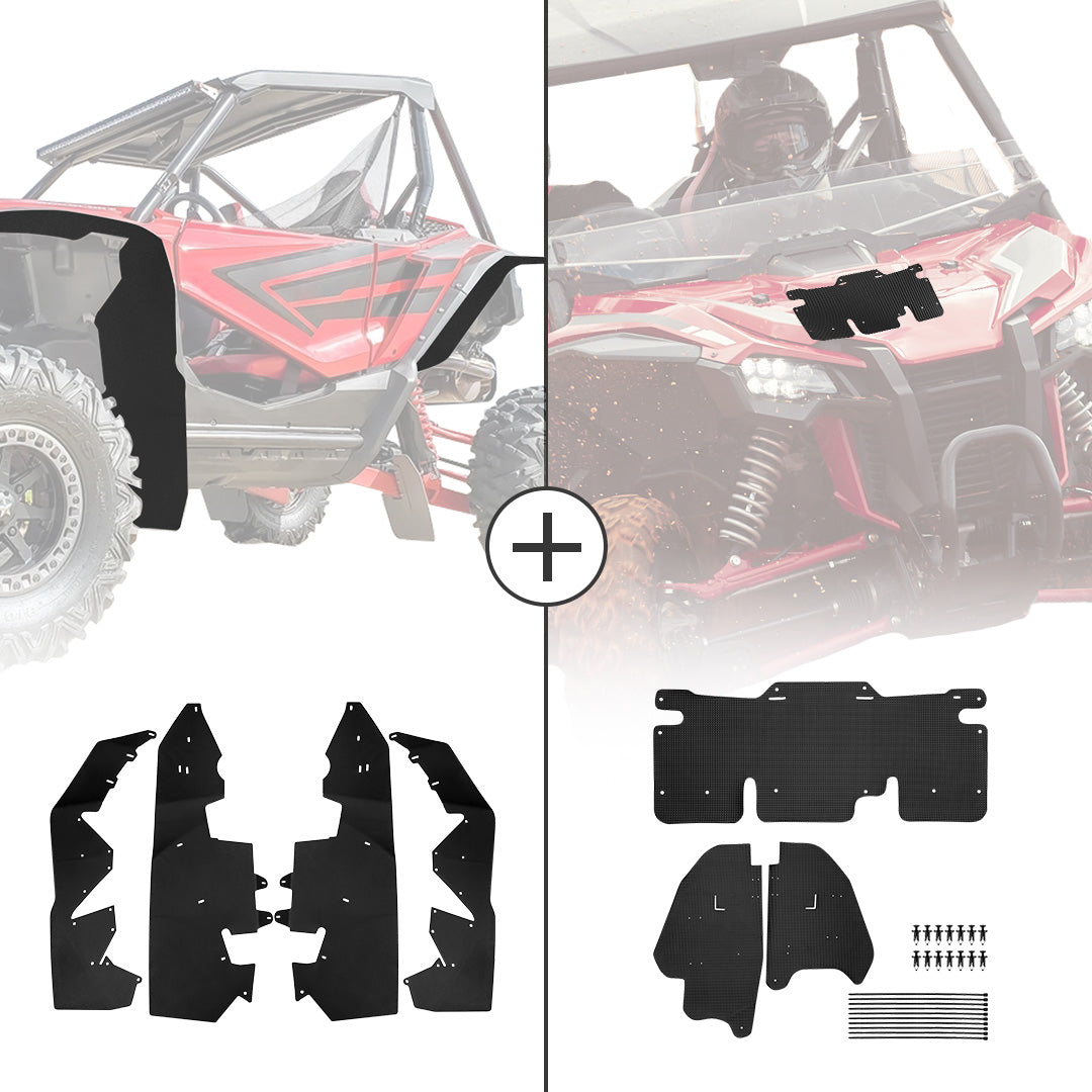 Photo of Fender Flares Mud Guards Mud Flaps For Talon 1000r 1000x 1000x-4 by Kemimoto - Premium for UTVs / Side by Sides