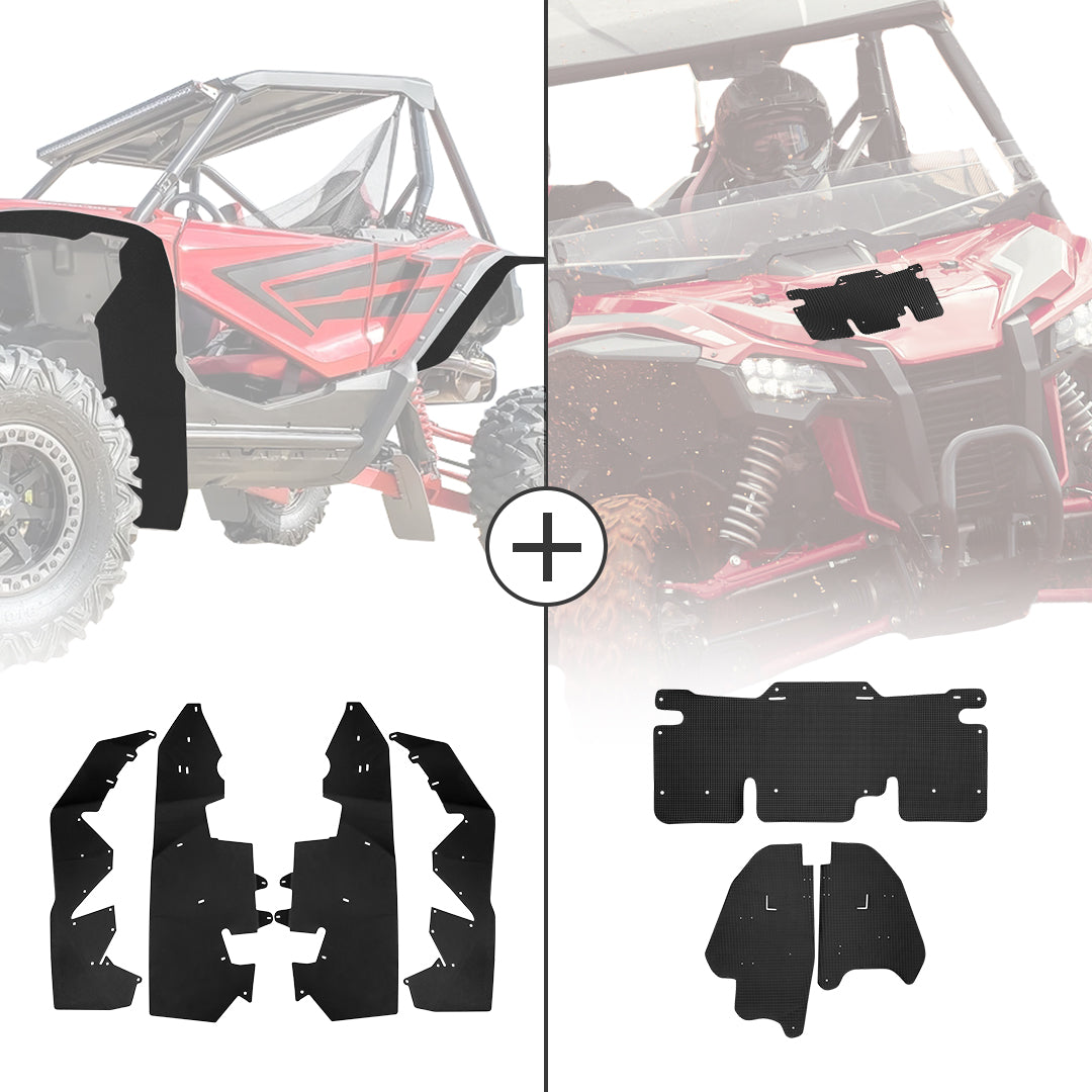 Photo of Fender Flares Mud Guards Mud Flaps For Talon 1000r 1000x 1000x-4 by Kemimoto - Premium for UTVs / Side by Sides