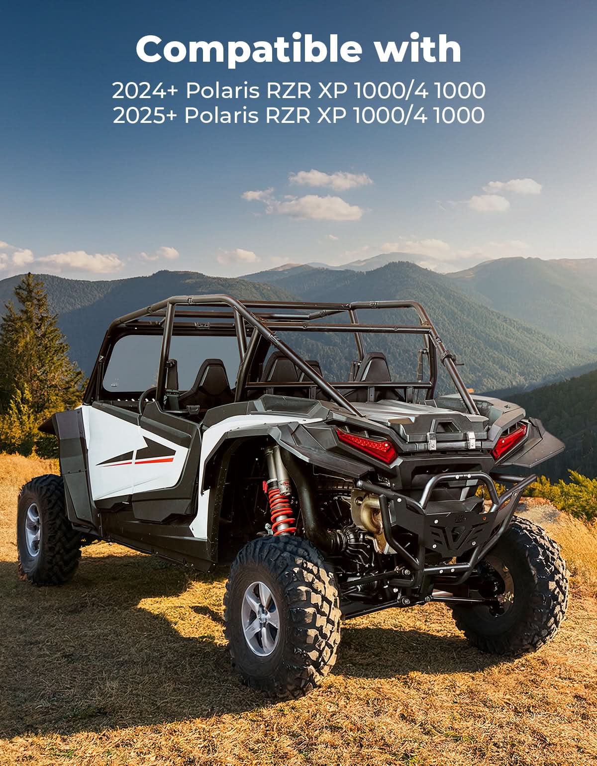 Photo of Trunk Bed Enclosure for Polaris RZR XP 1000/4 2024-2025 by Kemimoto - Premium for UTVs / Side by Sides