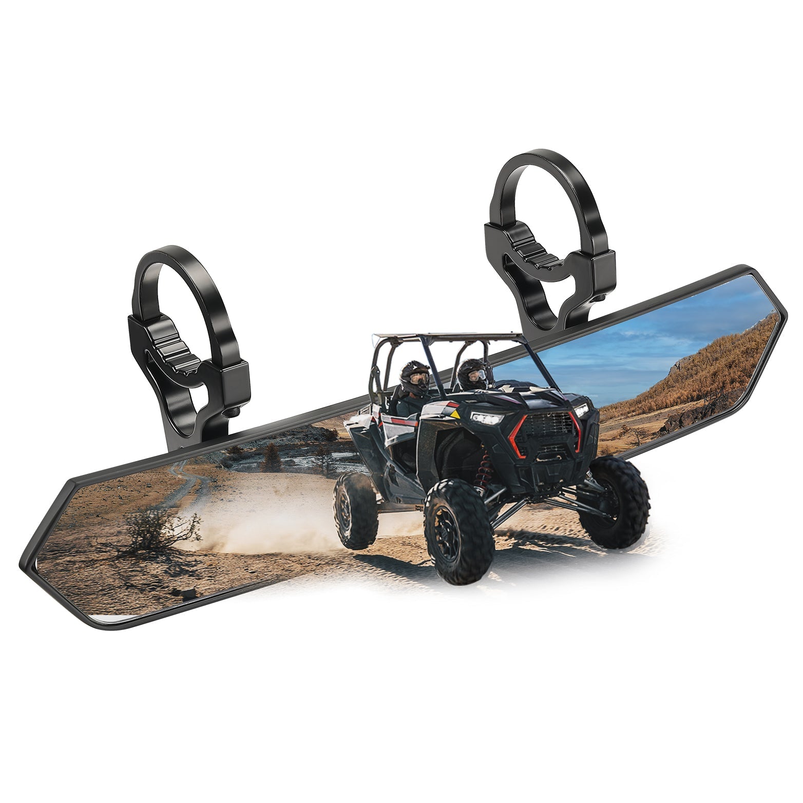 Photo of Rear View Mirror 1.65''-2'' for Maverick X3/ RZR/ Pioneer/ Talon/ Kawasaki by Kemimoto - Premium for UTVs / Side by Sides