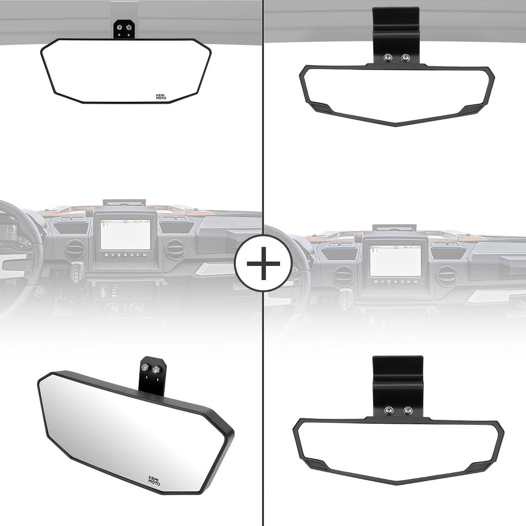 Photo of Upgraded Rear View Mirror & Rear View Mirror for Polaris Ranger by Kemimoto - Premium for UTVs / Side by Sides