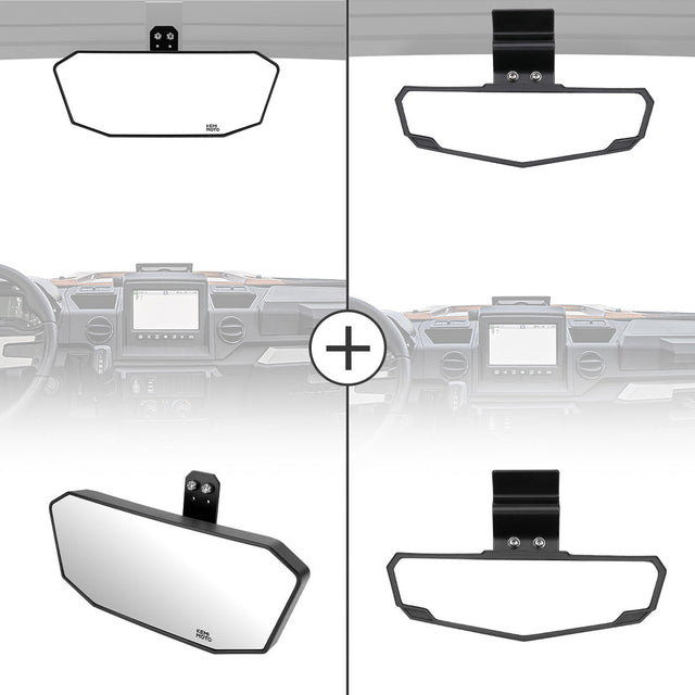 Photo of Upgraded Rear View Mirror & Rear View Mirror for Polaris Ranger by Kemimoto - Premium for UTVs / Side by Sides