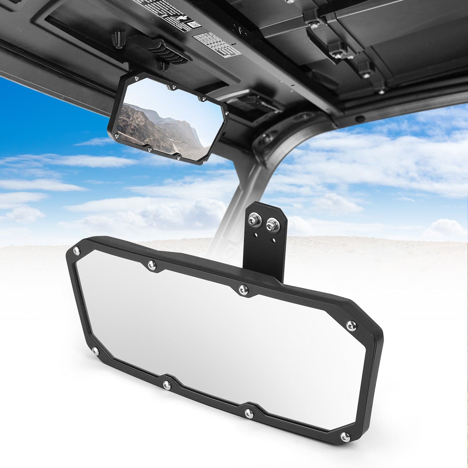 Photo of Rear View Mirror for Polaris Ranger 500/570/900 XP S/1000 XP by Kemimoto - Premium for UTVs / Side by Sides