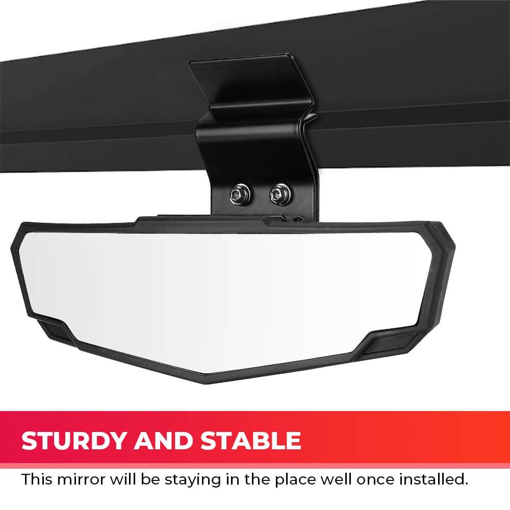 Photo of Adjustable Side Mirrors & Rear View Mirror For Polaris Ranger/ Defender by Kemimoto - Premium for UTVs / Side by Sides