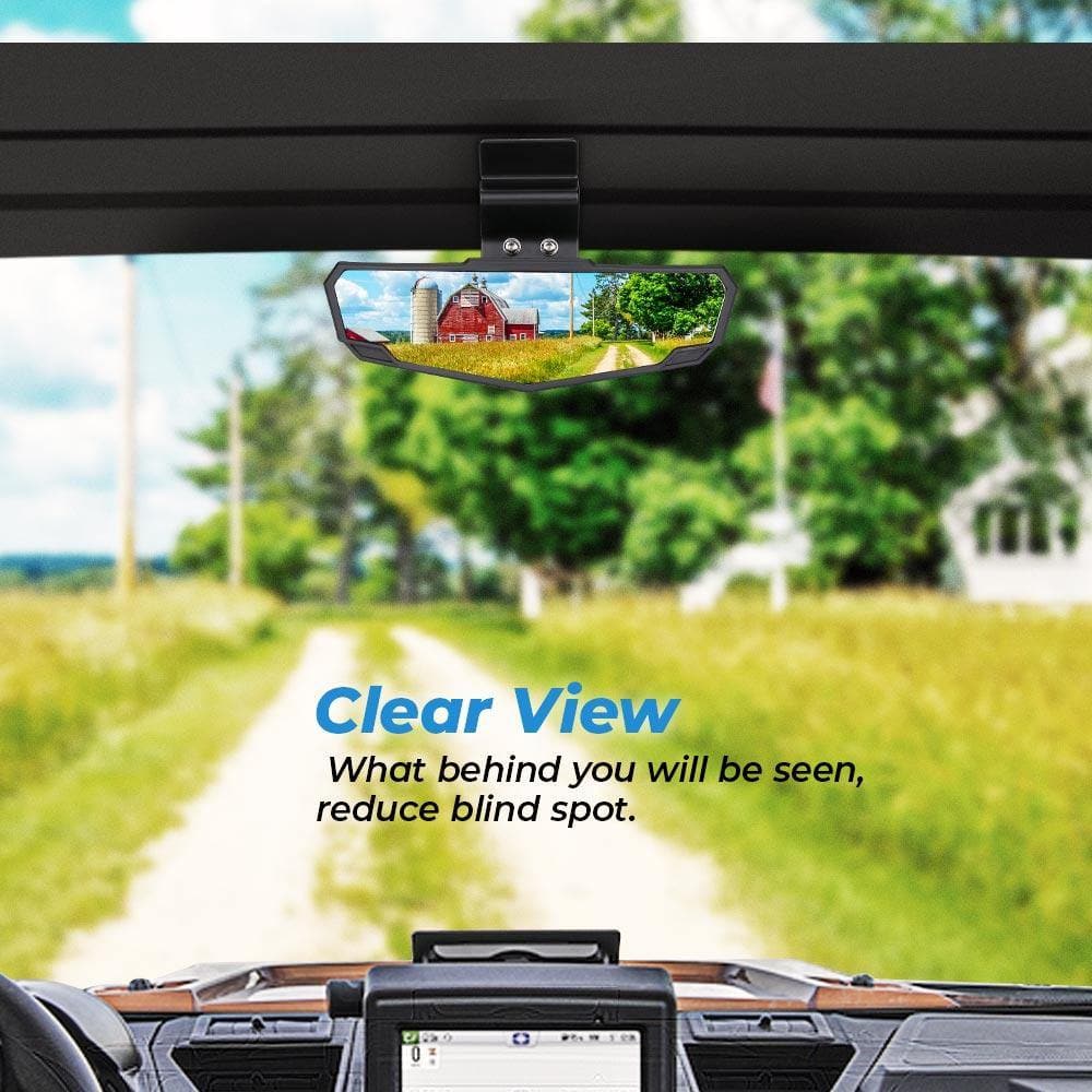 Photo of UTV Rear View Mirror for Polaris Ranger/ Can-Am Defender by Kemimoto - Premium for UTVs / Side by Sides