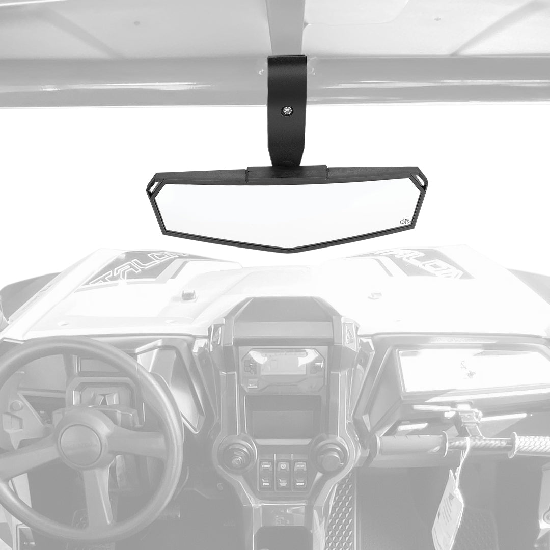 Photo of Upgraded Convex UTV Mirror for 1.75"-2" Crossbar by Kemimoto - Premium for UTVs / Side by Sides