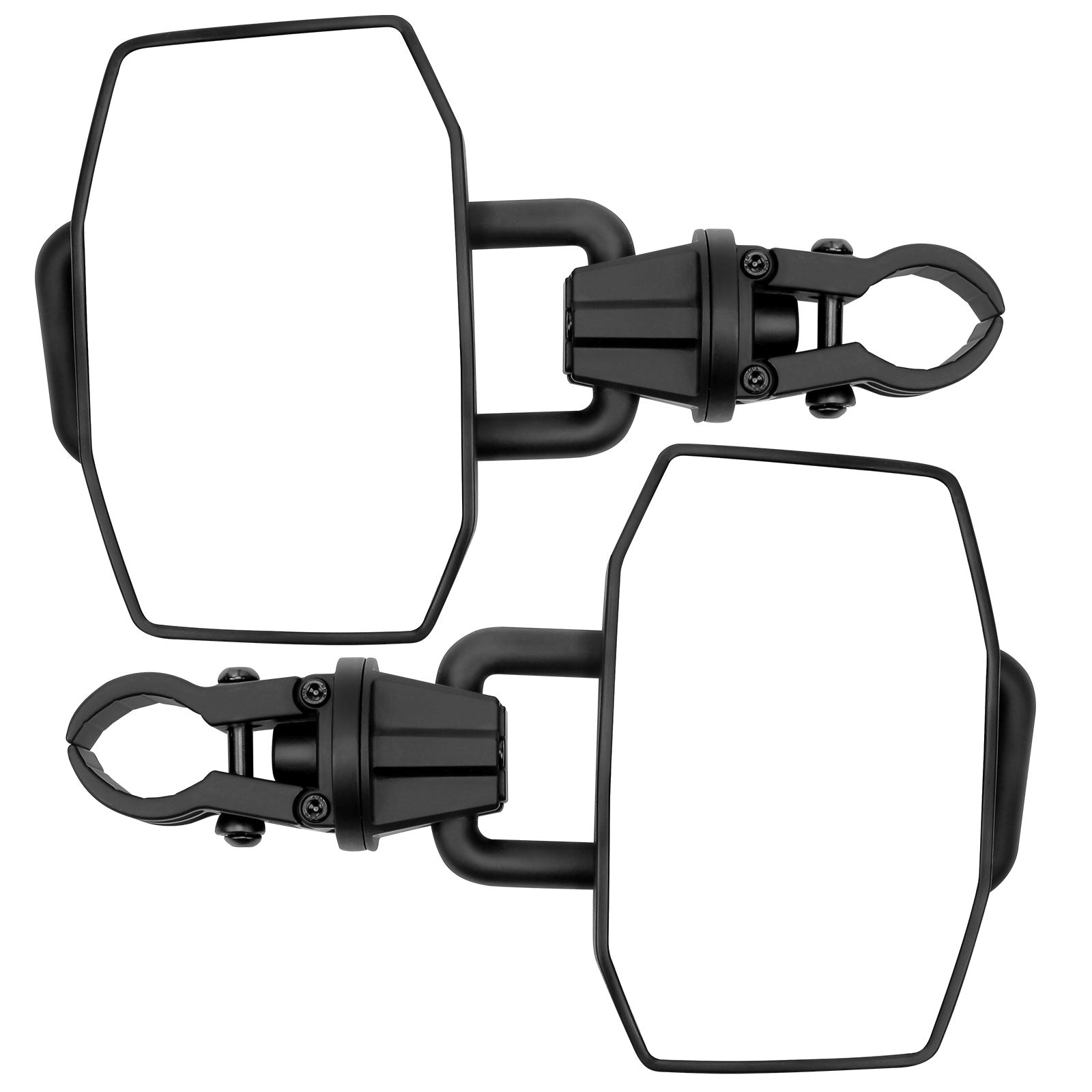 Photo of Rear View Mirror and Side View Mirrors Fit 1.75" - 2.0" Roll Bar by Kemimoto - Premium for UTVs / Side by Sides