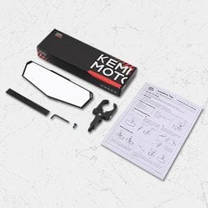 Photo of 1.5-2" Rear view Mirror for Polaris RZR/Pioneer/Talon/ X3/ CFMOTO/Kawasaki by Kemimoto - Premium for UTVs / Side by Sides