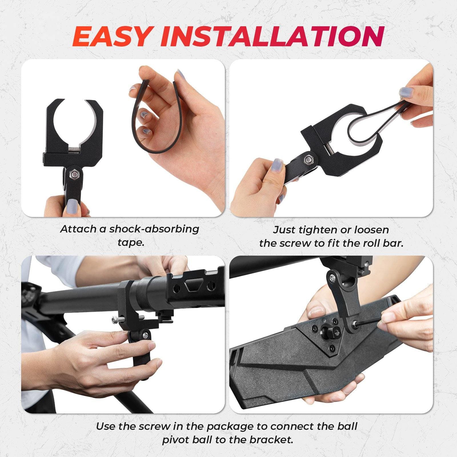 Photo of Rearview Mirror for Polaris General 1000 by Kemimoto - Premium for UTVs / Side by Sides