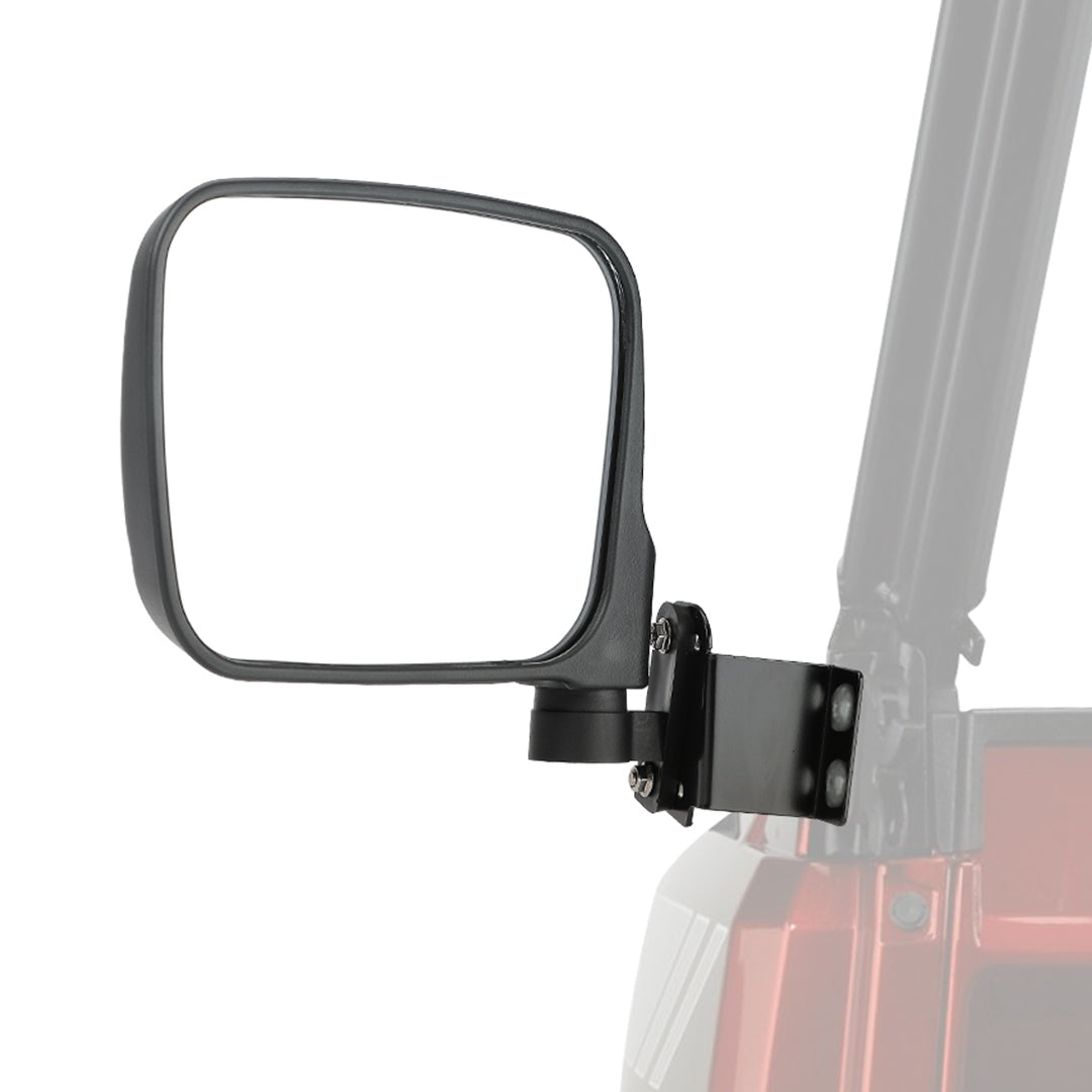 Photo of UTV Rear View Side Mirrors 7.8" Large Pro-fit Cab for Polaris Ranger 500/570/XP 900 by Kemimoto - Premium for UTVs / Side by Sides