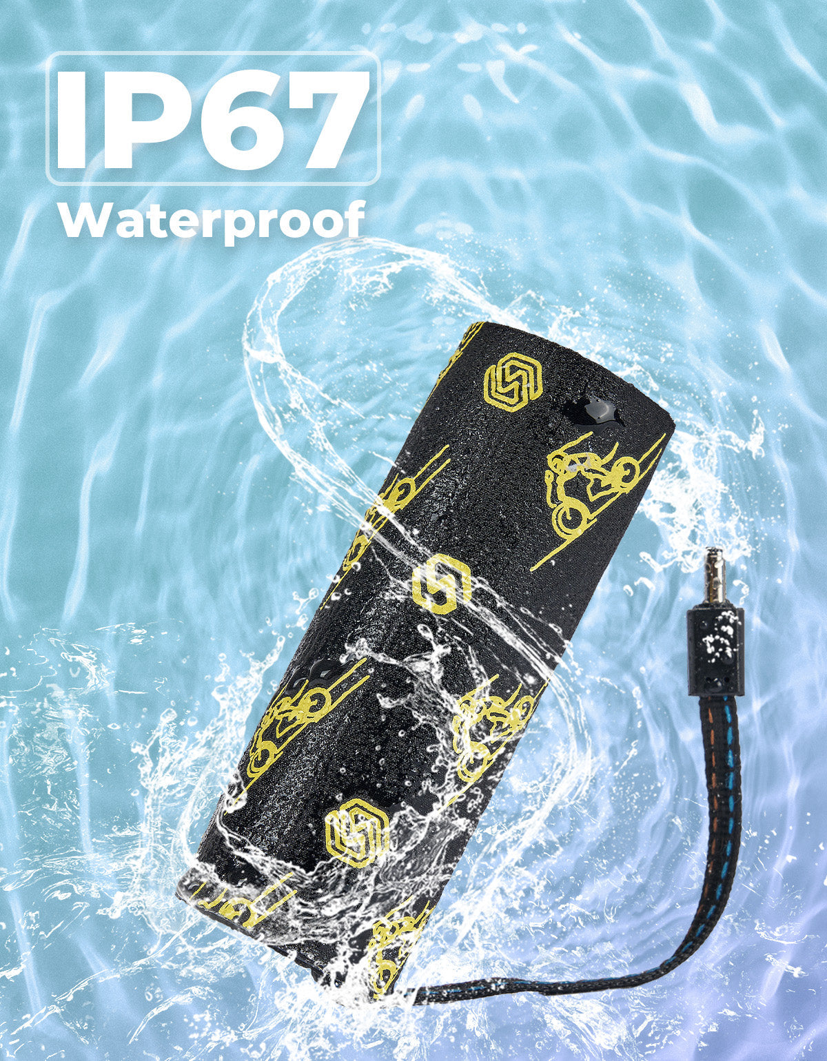 Photo of Heated Motorcycle Grip Pads, IP67 Waterproof by Kemimoto - Premium for UTVs / Side by Sides