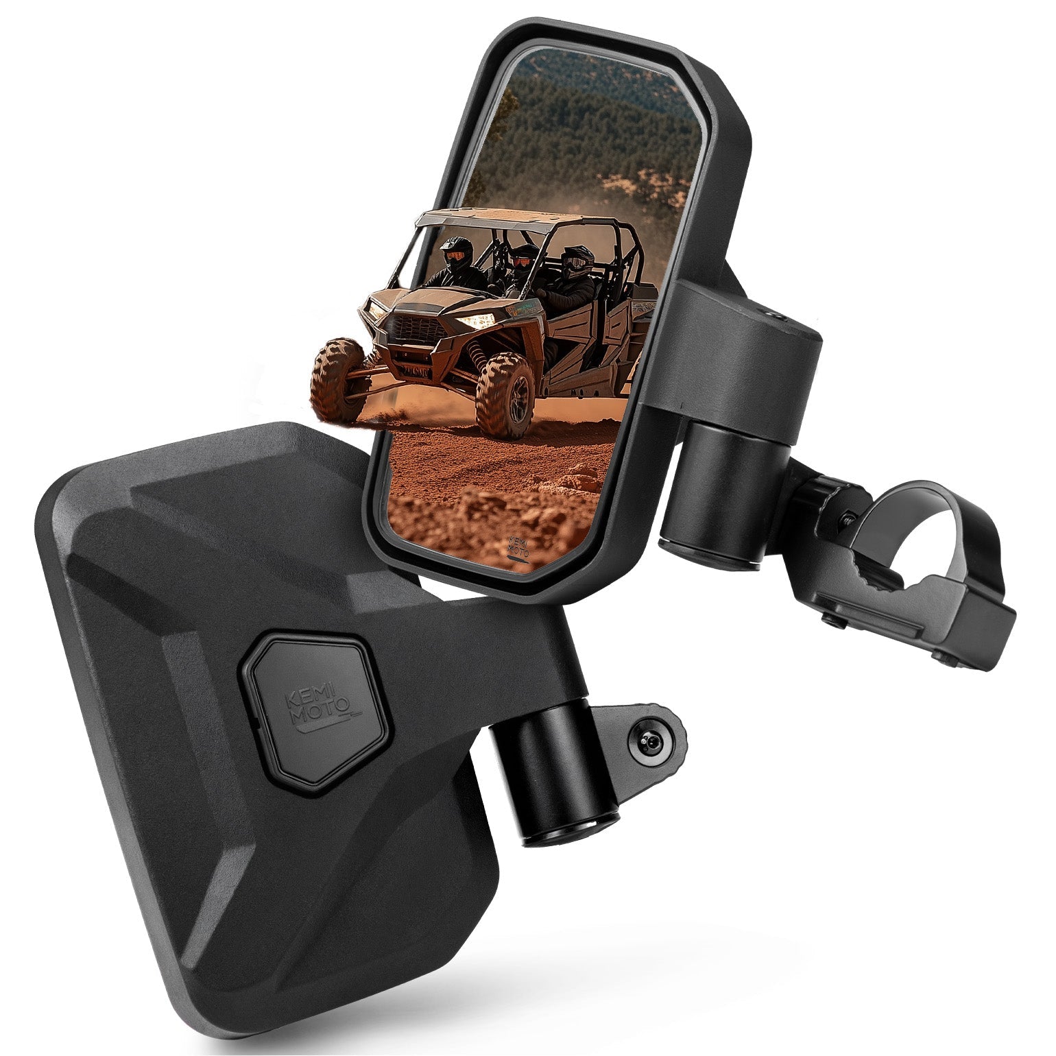 Photo of UTV Side Mirrors for Polaris RZR|Can-Am|CFMOTO Zforce by Kemimoto - Premium for UTVs / Side by Sides