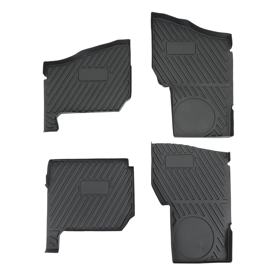 Photo of Kemimoto Floor Mats for Polaris Ranger Crew XP 1000 (2019-2024) 4 Pcs by Kemimoto - Premium for UTVs / Side by Sides