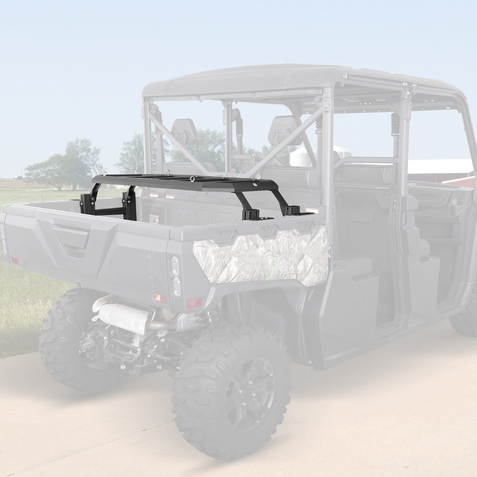 Photo of Rear Rack Adjustable Height for CFMOTO Uforce 1000 | 1000XL by Kemimoto - Premium for UTVs / Side by Sides