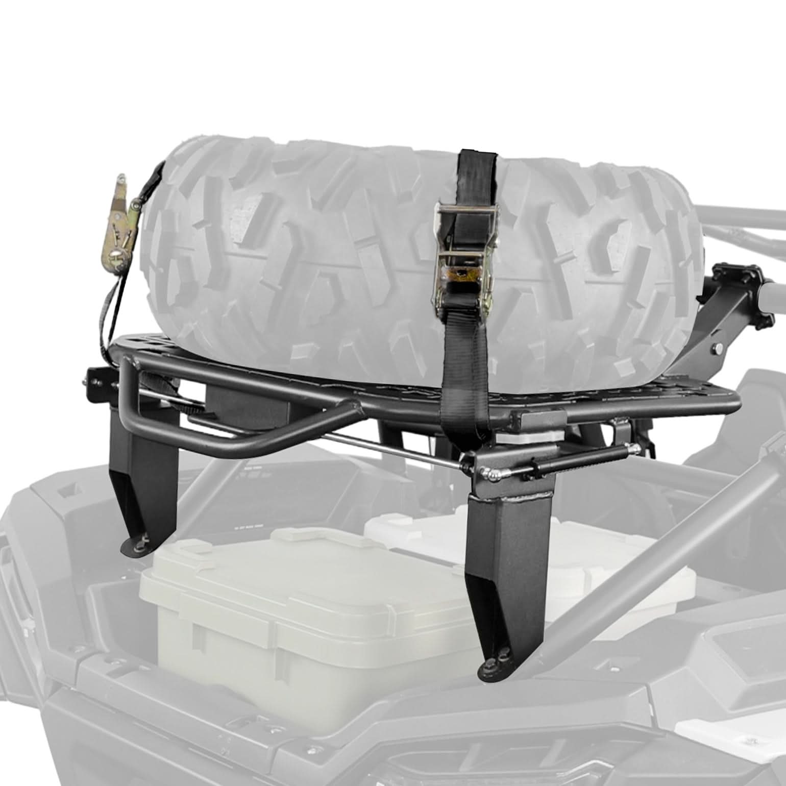 Photo of UTV Spare Tire Carrier for Polaris RZR XP 1000 / XP 4 1000 2024-2025 by Kemimoto - Premium for UTVs / Side by Sides