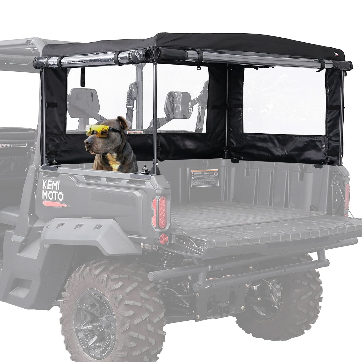 Photo of UTV Soft Cargo Camper Bed Cover for Can-Am Defender by Kemimoto - Premium for UTVs / Side by Sides