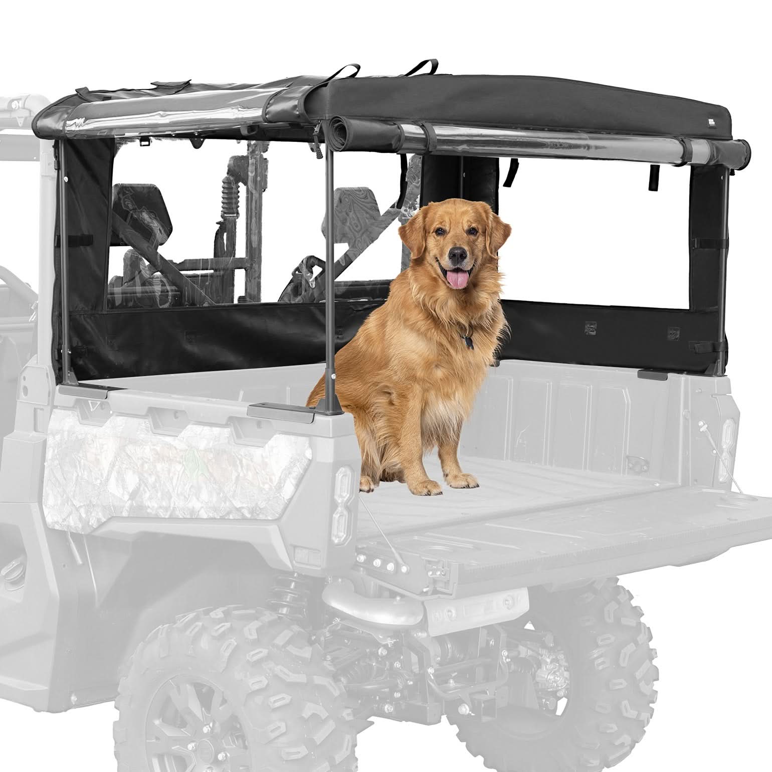Photo of UTV Soft Cargo Camper Cover for CFMOTO UForce 1000 | 1000 XL by Kemimoto - Premium for UTVs / Side by Sides