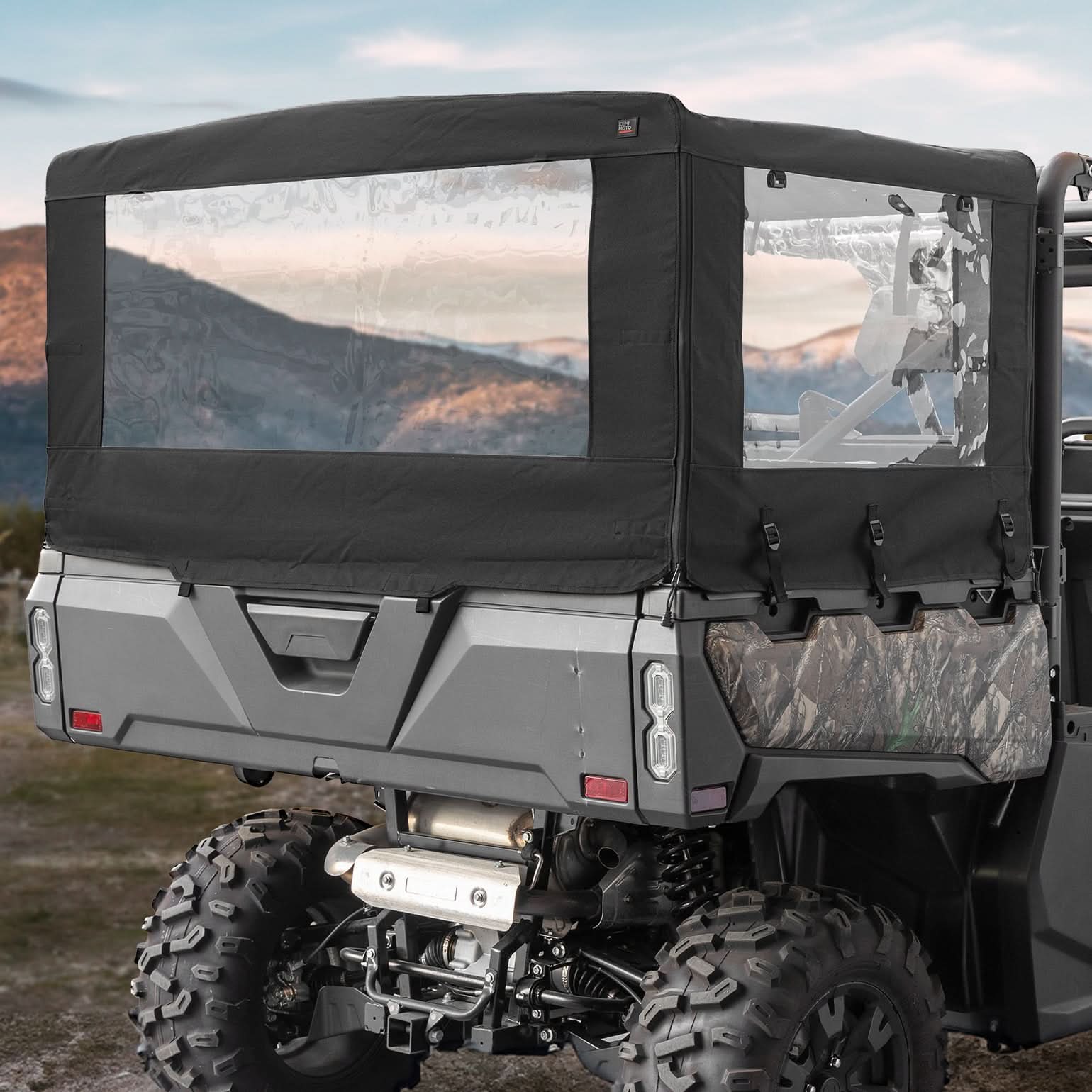 Photo of UTV Soft Cargo Camper Cover for CFMOTO UForce 1000 | 1000 XL by Kemimoto - Premium for UTVs / Side by Sides