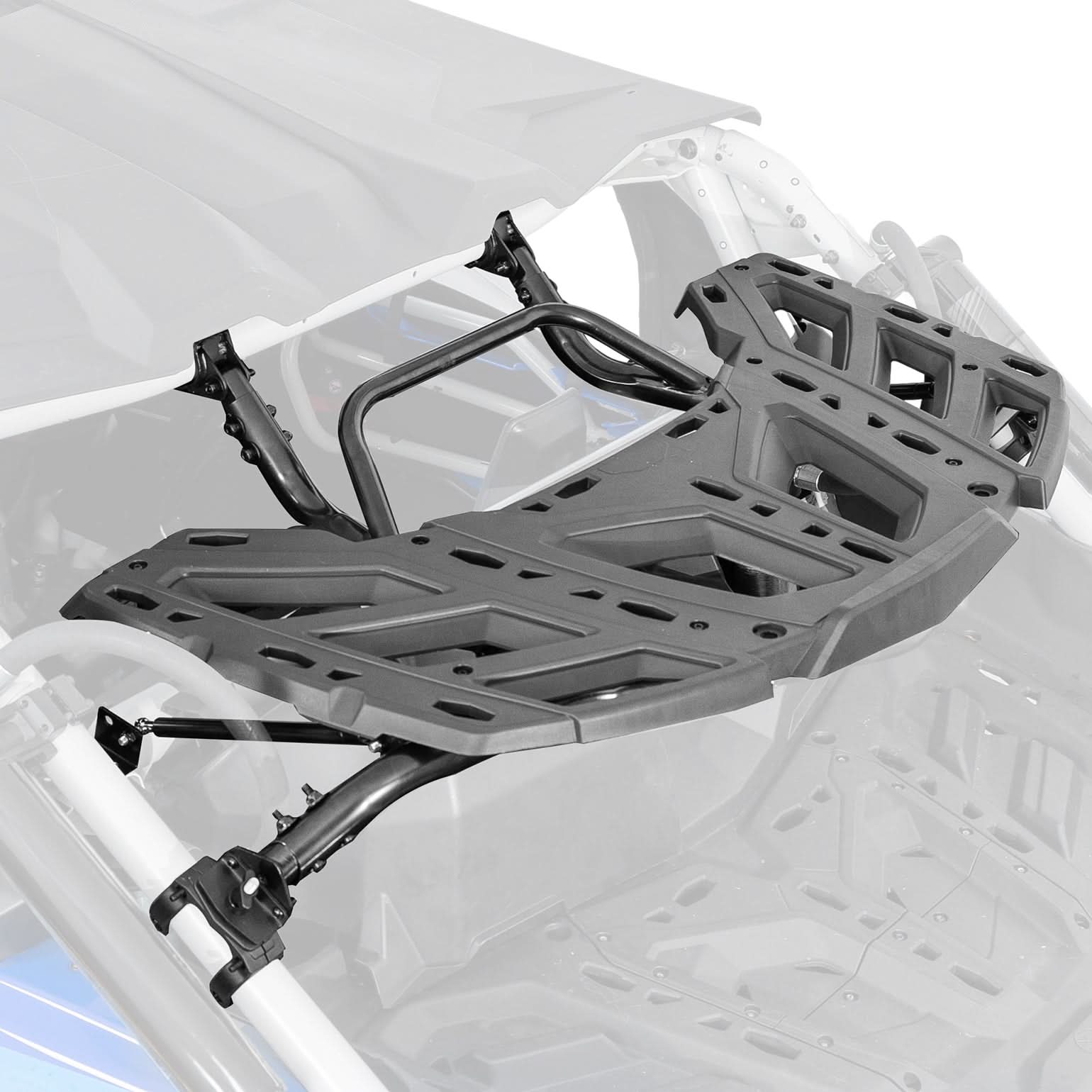 Photo of Pivoting Rear Cargo Rack for Can-Am Maverick X3/Max 2017-2025 by Kemimoto - Premium for UTVs / Side by Sides