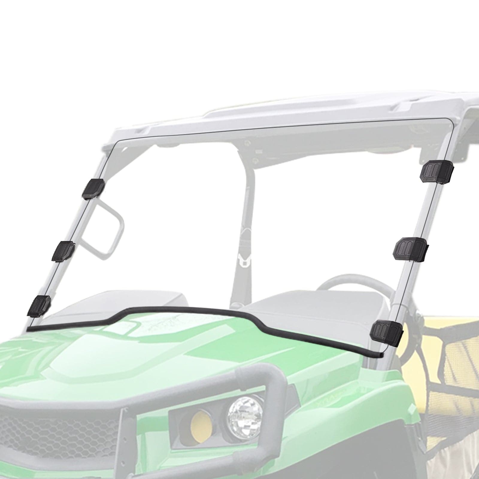 Photo of Kemimoto Front Full Windshield for John Deere Gator XUV by Kemimoto - Premium for UTVs / Side by Sides