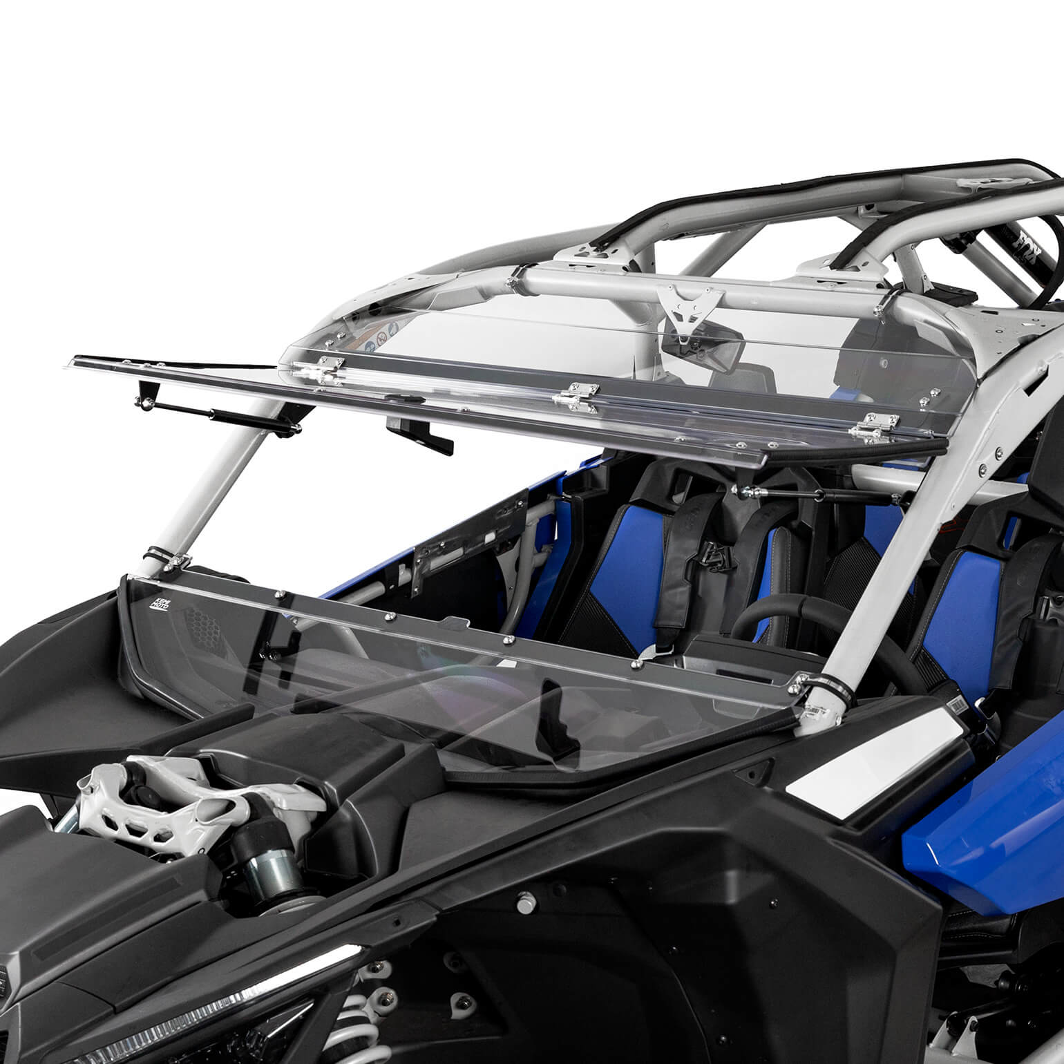 Photo of Upgraded Scratch Resistant Flip Windshield for Can-Am Maverick X3/X3 MAX by Kemimoto - Premium for UTVs / Side by Sides