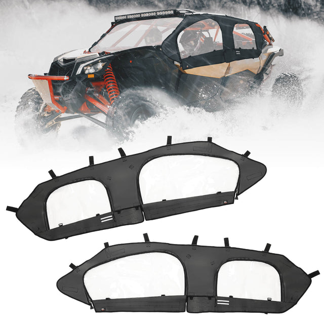 Photo of Upgraded Soft Cab Enclosure for Can-Am Maverick X3 MAX by Kemimoto - Premium for UTVs / Side by Sides