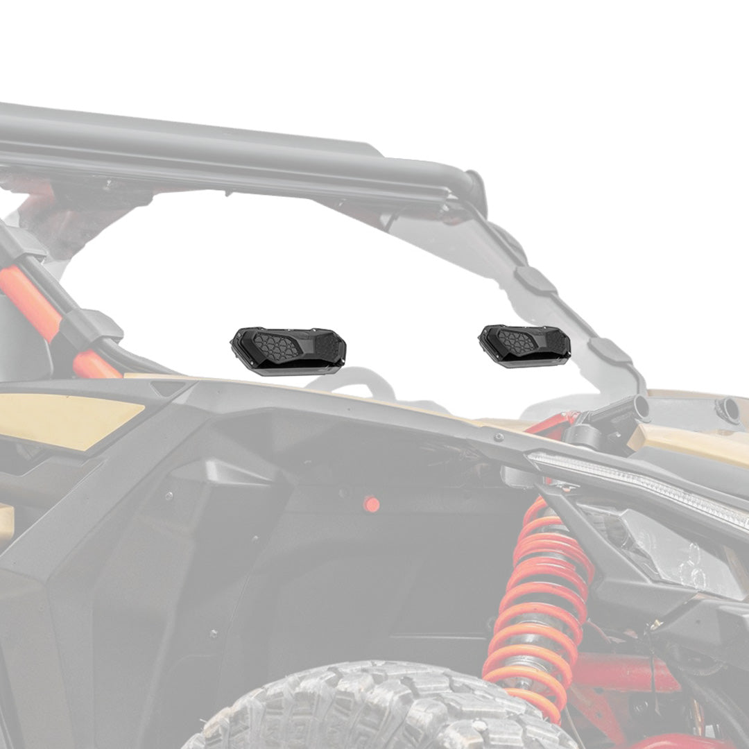 Photo of UTV Windshield Vent Kit For Polycarbonate Windshield by Kemimoto - Premium for UTVs / Side by Sides