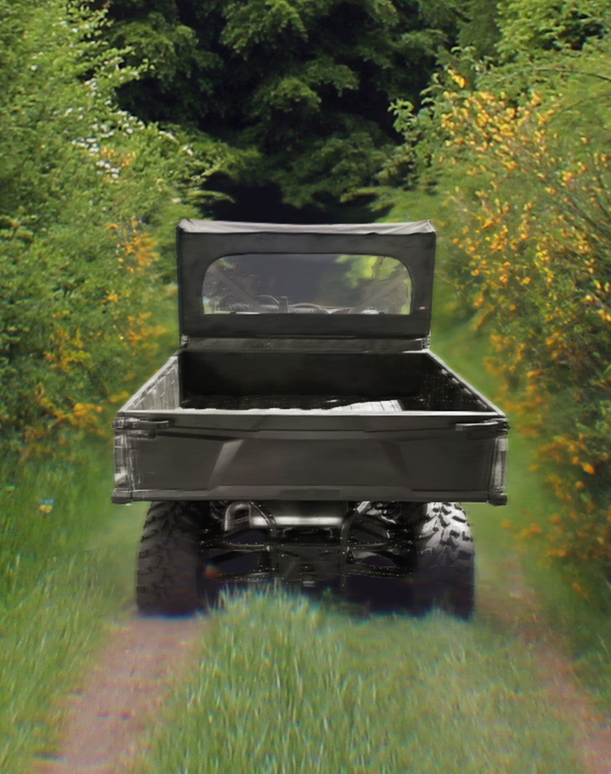 Photo of Soft Rear Window Net for Tracker 800SX | CREW 2020-2024 by Kemimoto - Premium for UTVs / Side by Sides