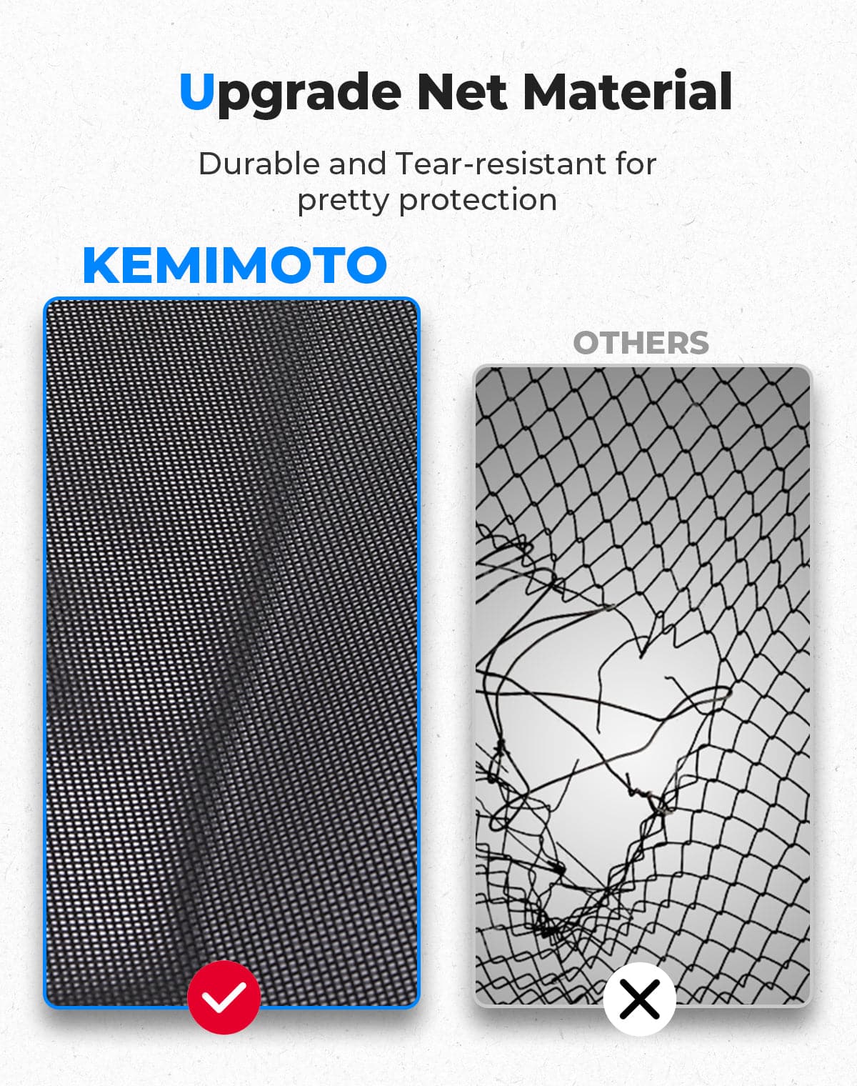 Photo of Rear Window Net for Tracker 800SX | CREW 2020-2024 by Kemimoto - Premium for UTVs / Side by Sides