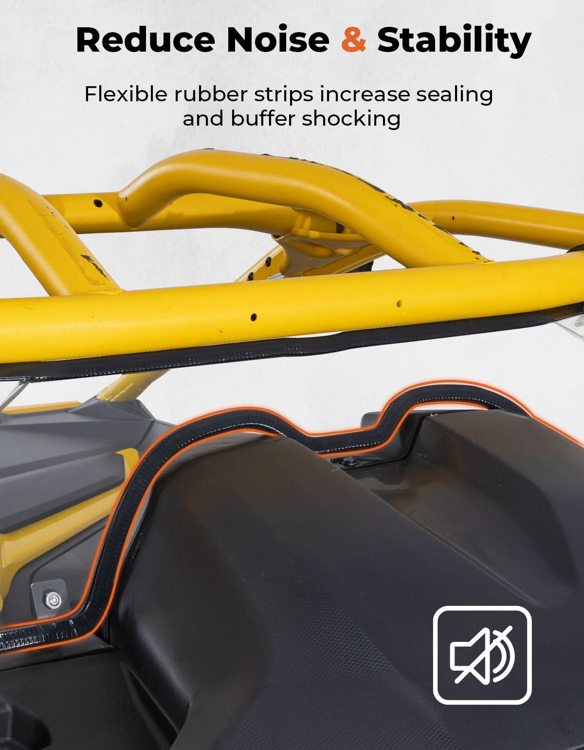 Photo of Scratch Resistant Rear Windshield for Can-Am Maverick R 2024+ by Kemimoto - Premium for UTVs / Side by Sides
