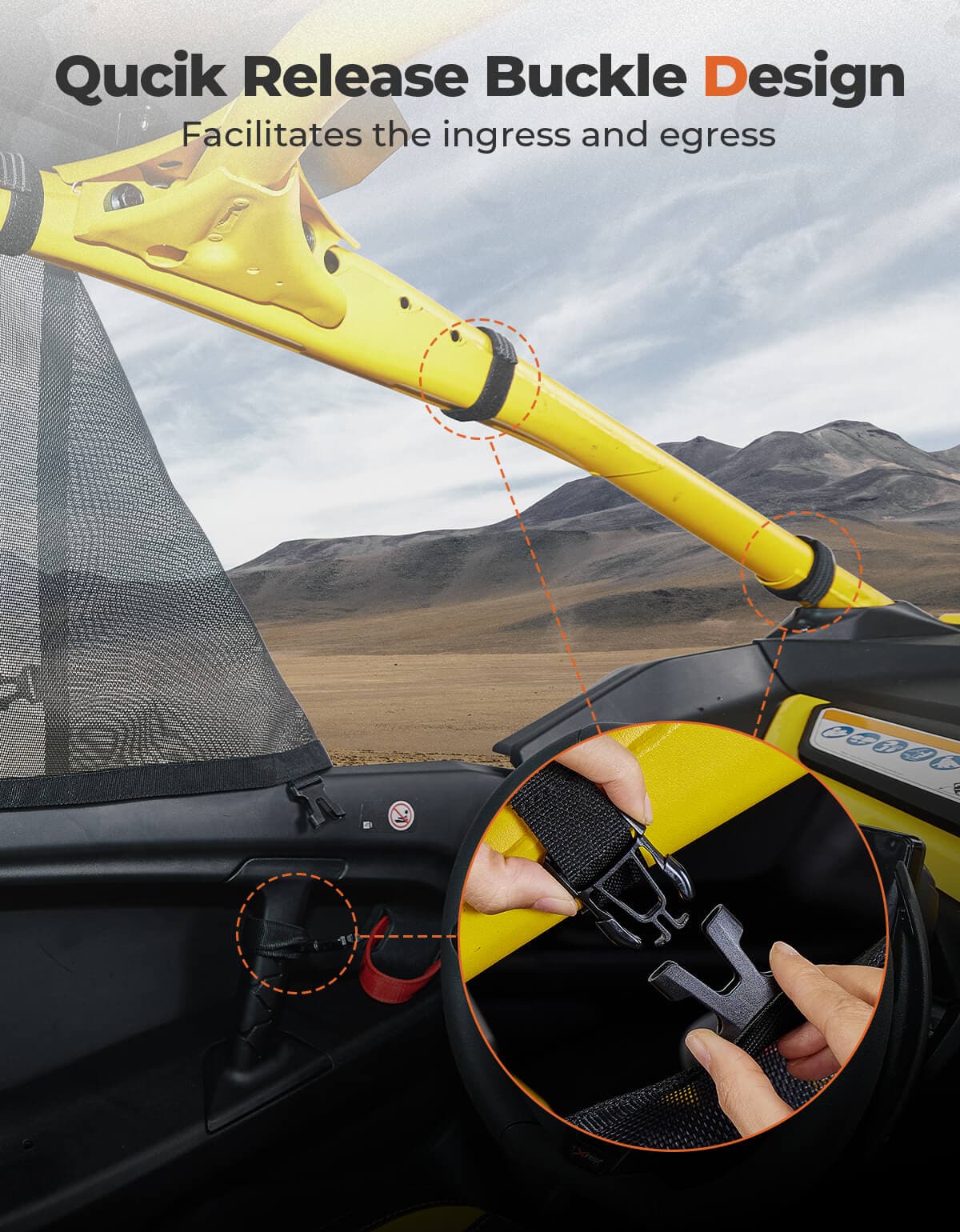 Window Nets for Can-Am Maverick R 2024+