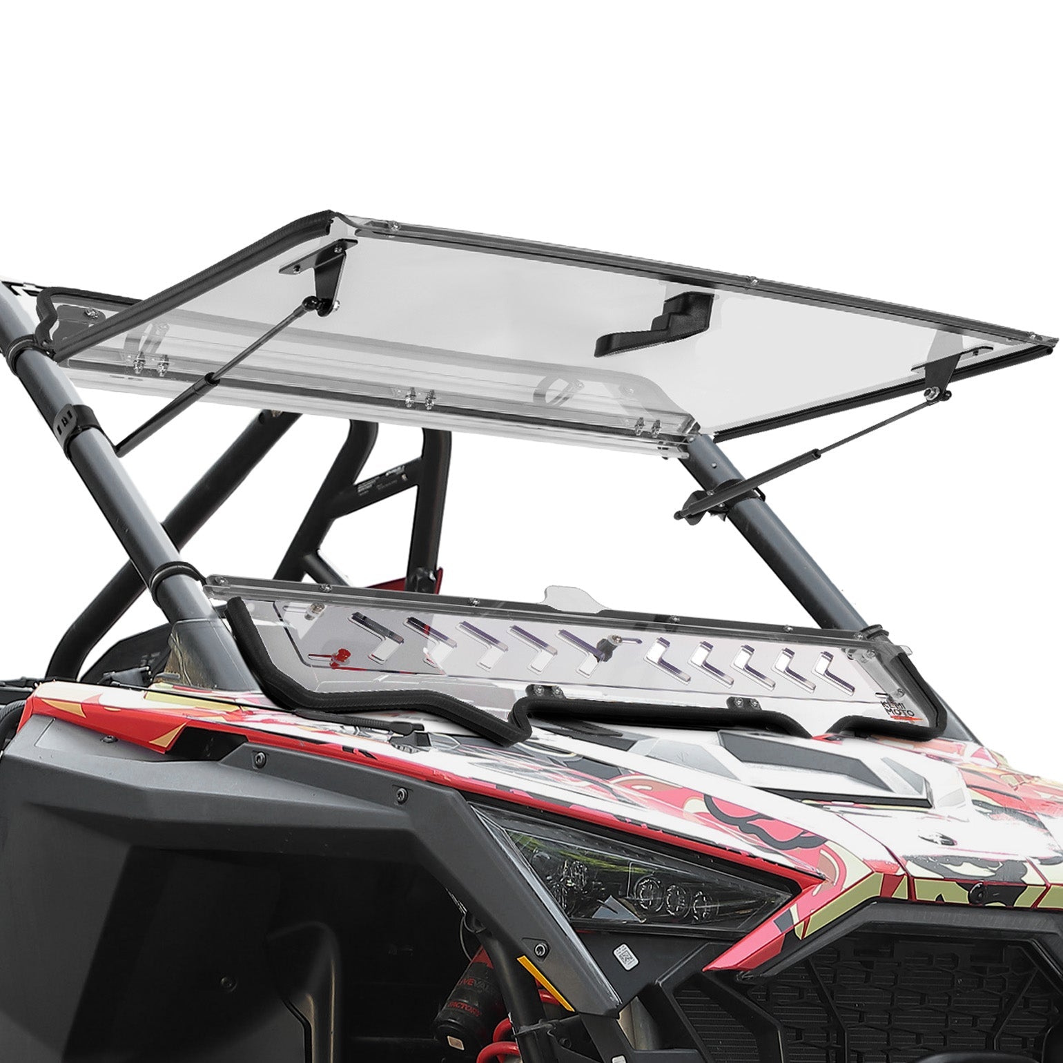 Photo of Upgraded Flip Windshield with Slide Window for 2020-2024 RZR PRO XP/4 by Kemimoto - Premium for UTVs / Side by Sides