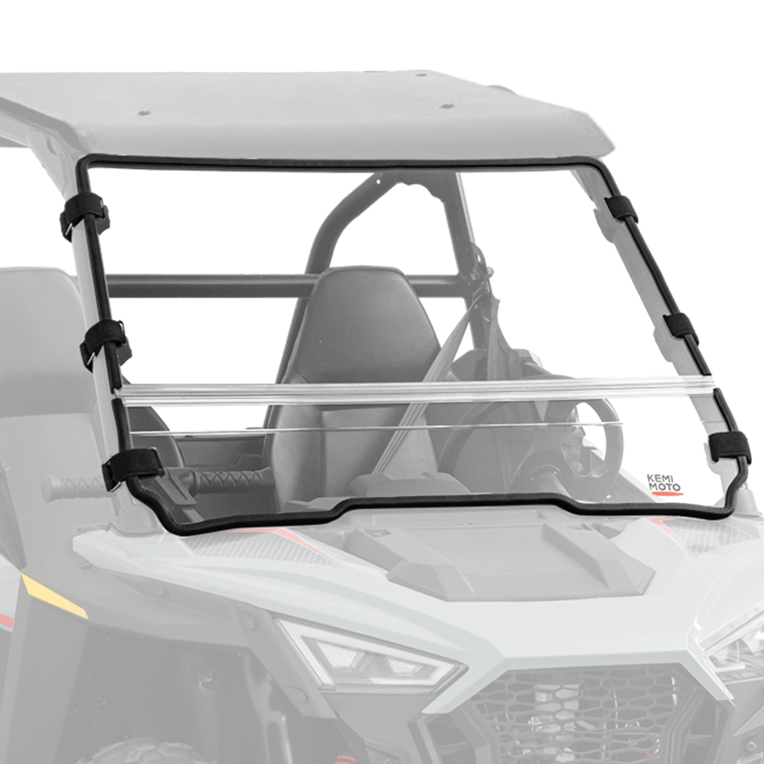 Photo of Kemimoto Fild up Windshield for Polaris RZR 200 2022-2024 by Kemimoto - Premium for UTVs / Side by Sides